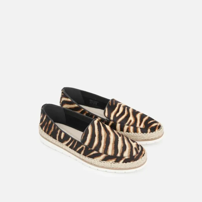 Jaxx Espadrille Loafer Graphic Zebra Women Kenneth Cole Flats