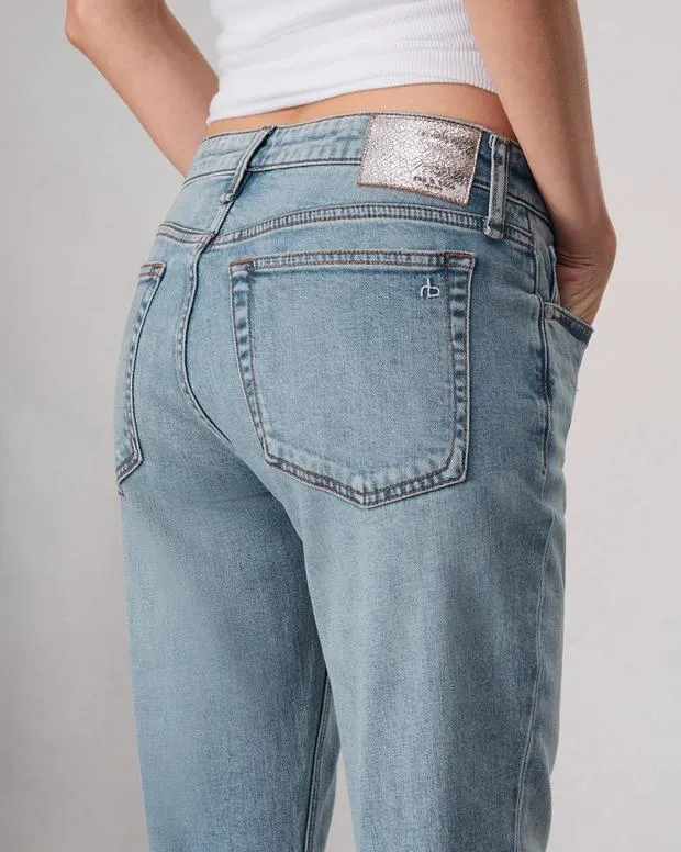 Jeans Women Rag and Bone Dre Slim Boyfriend Jean Vintage Stretch Denim Daphne