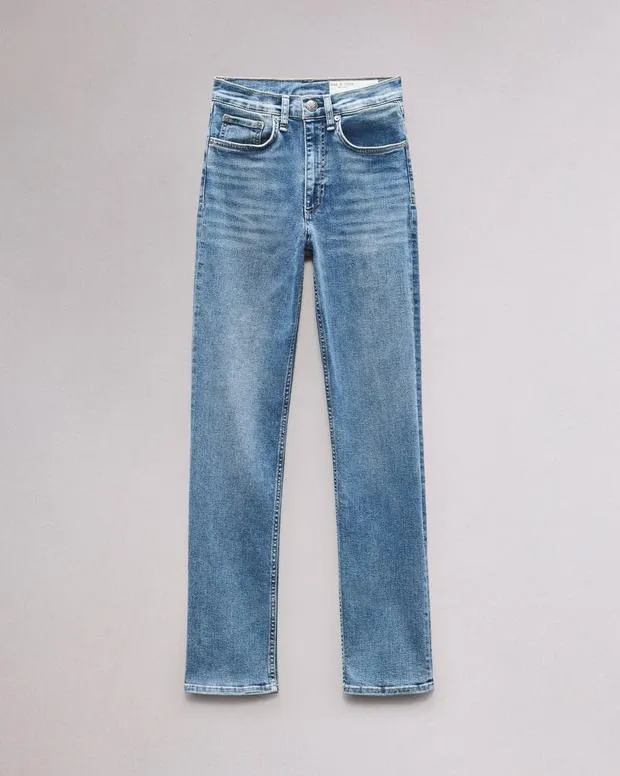 Jeans Women Rag and Bone Flexi Wren Slim Jean Flexi Smooth and Sculpt Denim Mack