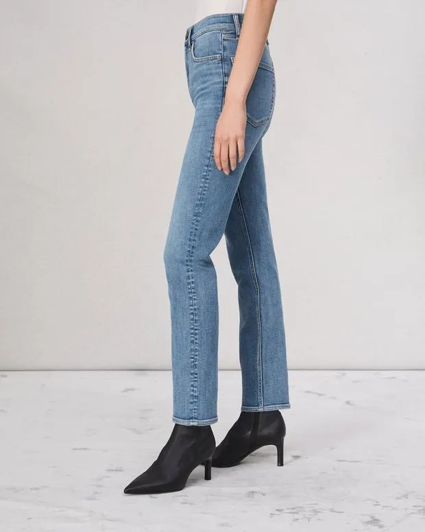 Jeans Women Rag and Bone Flexi Wren Slim Jean Flexi Smooth and Sculpt Denim Mack