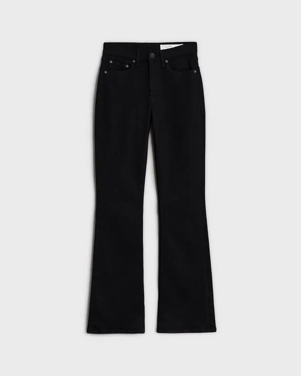 Jeans Women Rag and Bone Peyton Bootcut Jean High Stretch Denim Black