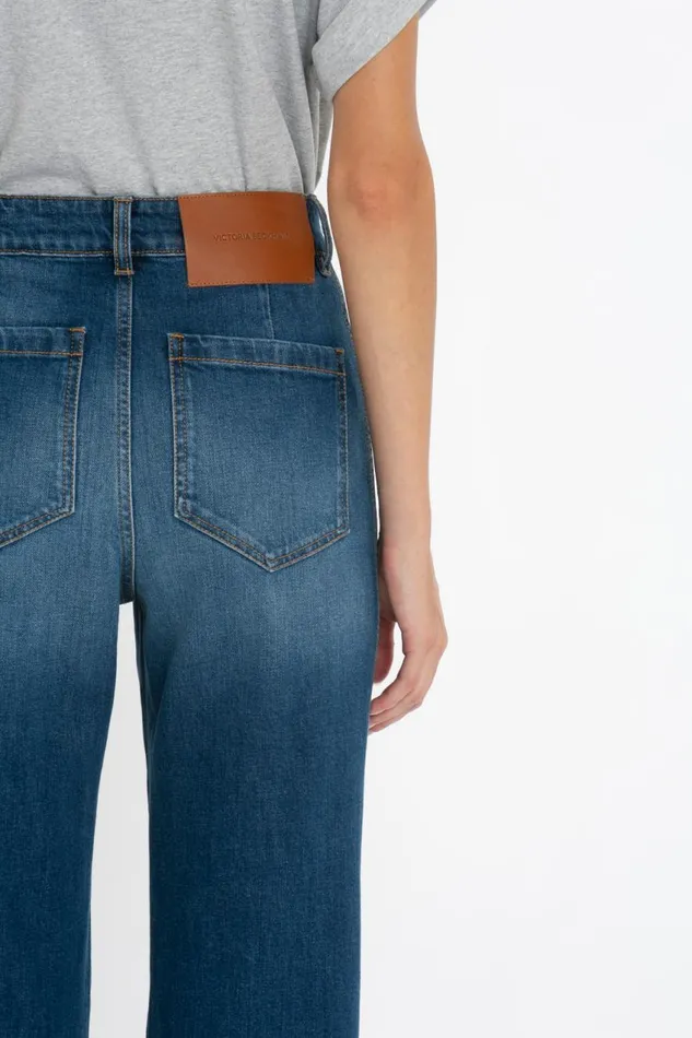 Jeans Women Victoria Beckham Alina Jean In Dark Vintage Wash