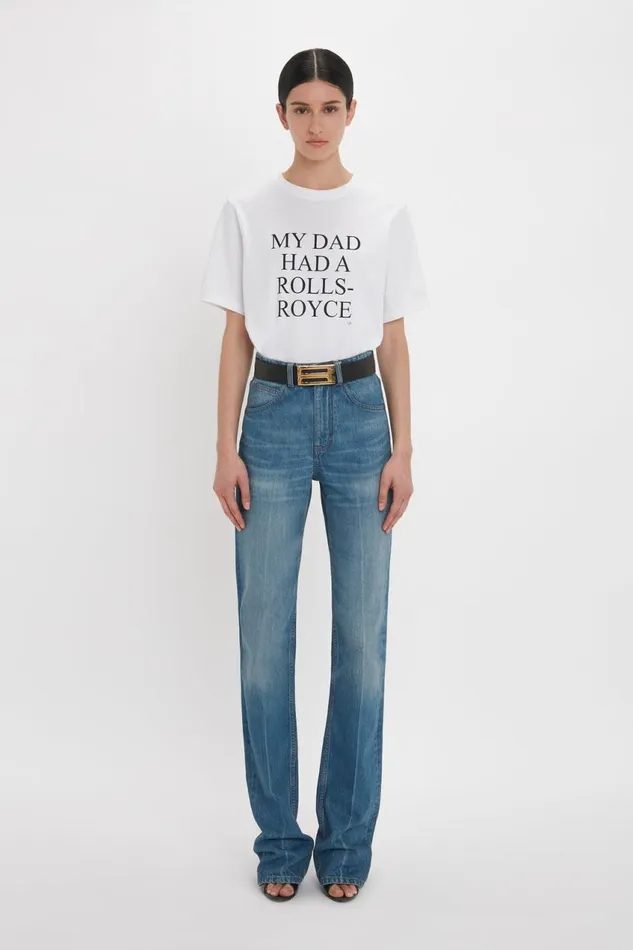 Jeans Women Victoria Beckham Julia Jean In Broken Vintage Wash