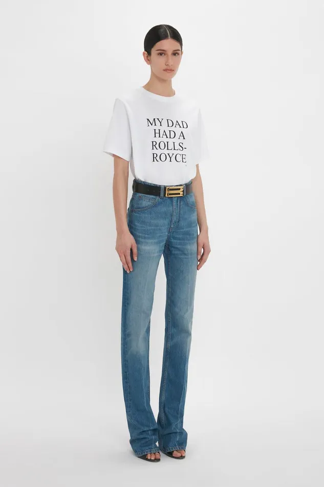 Jeans Women Victoria Beckham Julia Jean In Broken Vintage Wash