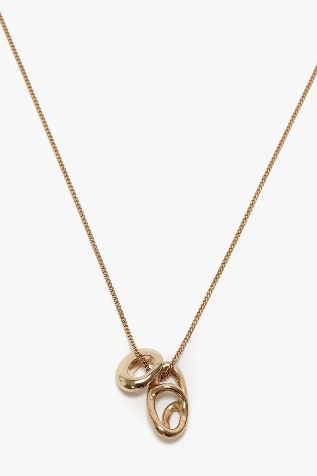 Jewellery Women Victoria Beckham Exclusive Absract Charm Necklace In Light Gold Jewellery Women Victoria Beckham Exclusive Absract Charm Necklace In Light Gold