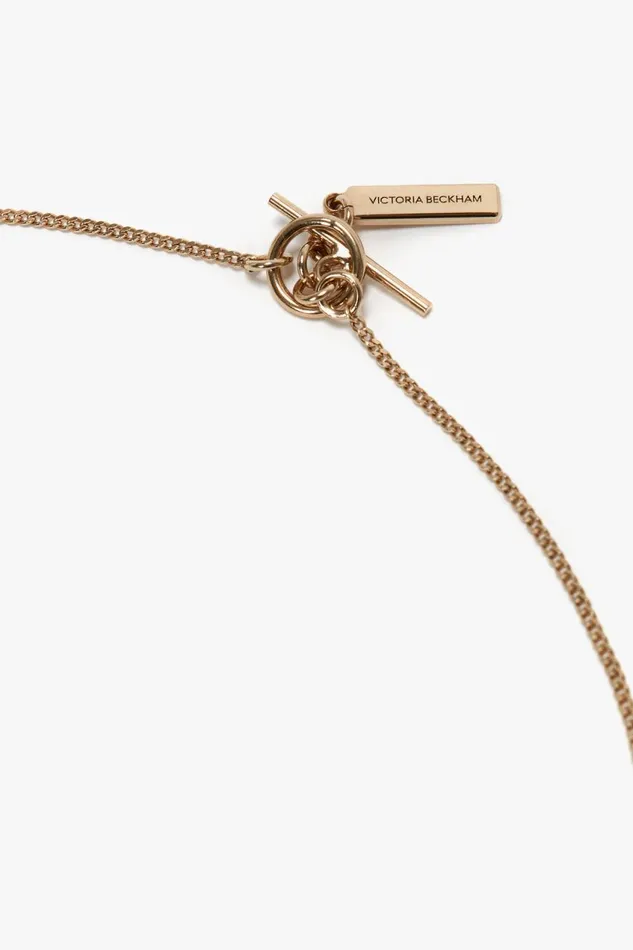 Jewellery Women Victoria Beckham Exclusive Absract Charm Necklace In Light Gold Jewellery Women Victoria Beckham Exclusive Absract Charm Necklace In Light Gold