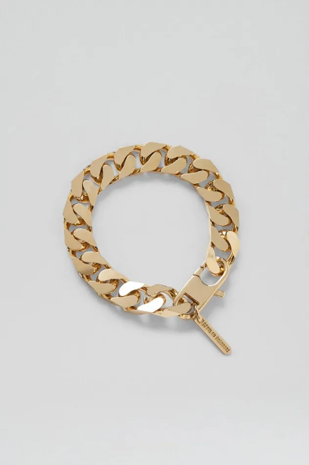 Jewelry Women Scanlan Theodore CHUNKY FLAT CHAIN BRACELET Lightgold