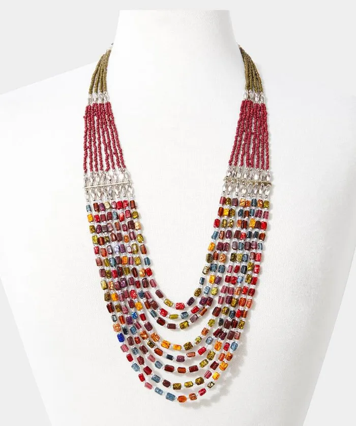 Joe Browns Accessories and Jewellery Women Artisan Beaded Necklace Multi