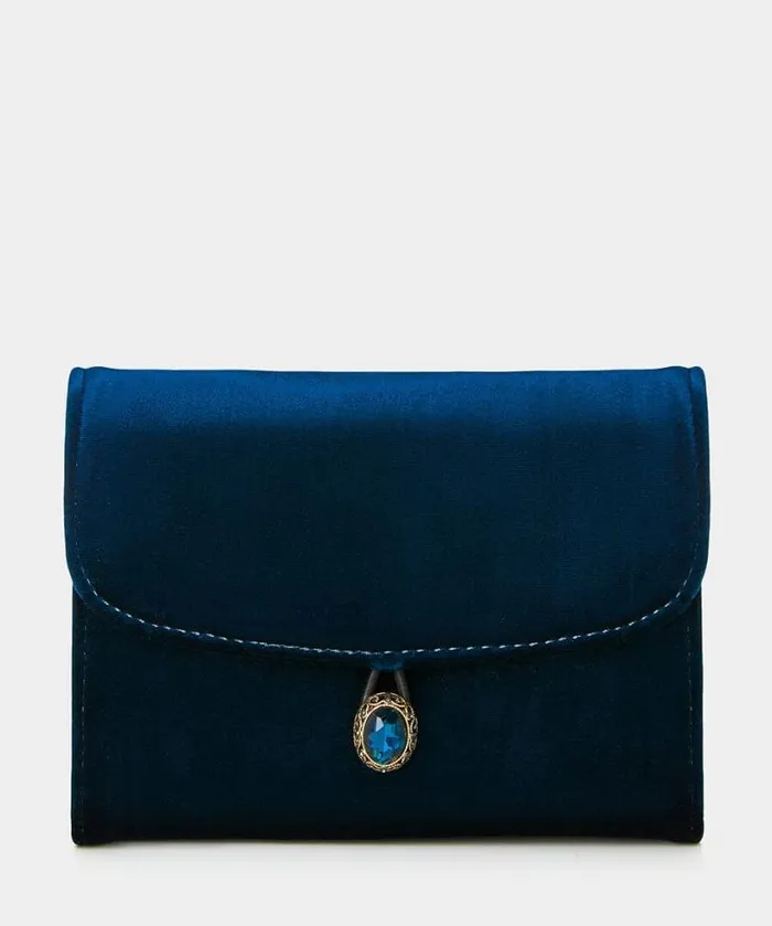 Joe Browns Accessories and Jewellery Women Beyond Glamour Jewel Trim Bag Dark Teal