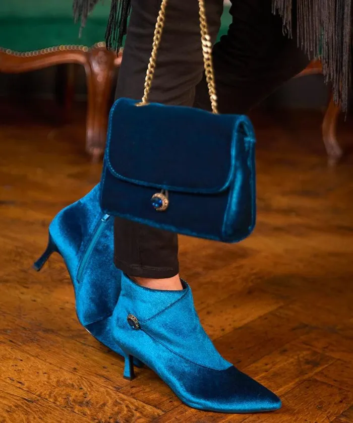 Joe Browns Accessories and Jewellery Women Beyond Glamour Jewel Trim Bag Dark Teal Joe Browns Accessories and Jewellery Women Beyond Glamour Jewel Trim Bag Dark Teal