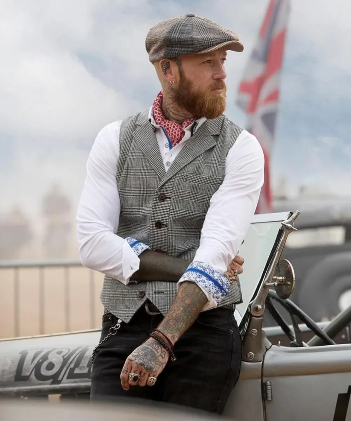 Joe Browns Coats and Jackets Men Marvellous Mix Waistcoat Grey