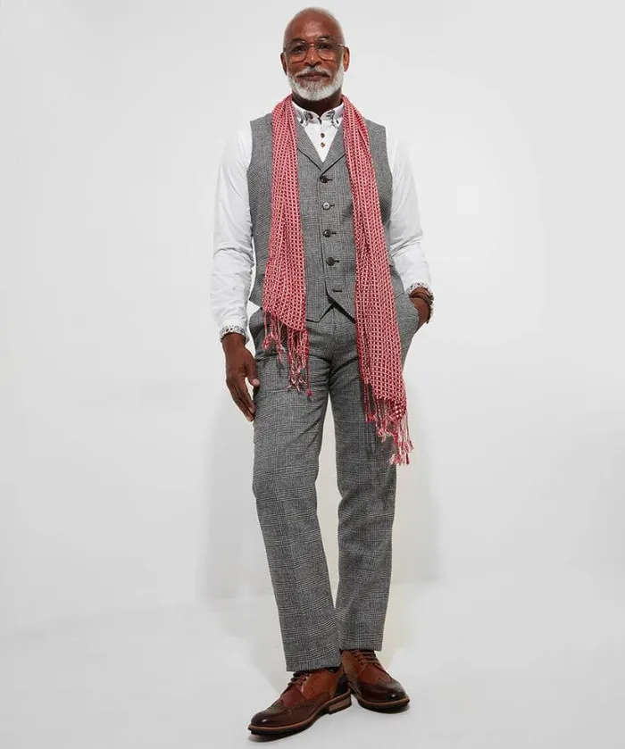 Joe Browns Coats and Jackets Men Marvellous Mix Waistcoat Grey
