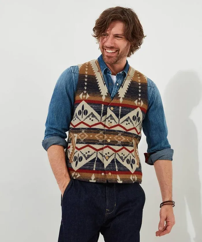 Joe Browns Coats and Jackets Men Ready For Adventure Waistcoat Blue Joe Browns Coats and Jackets Men Ready For Adventure Waistcoat Blue