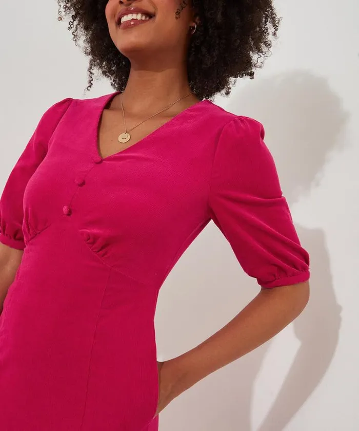 Joe Browns Dresses Women Curiously Cord Dress Pink