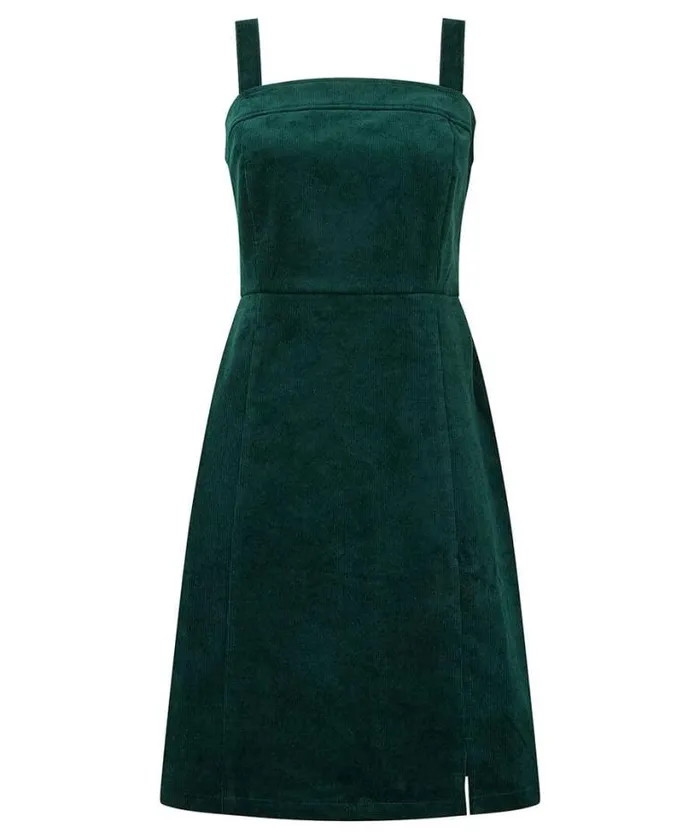 Joe Browns Dresses Women Jonie Cord Pinafore Green