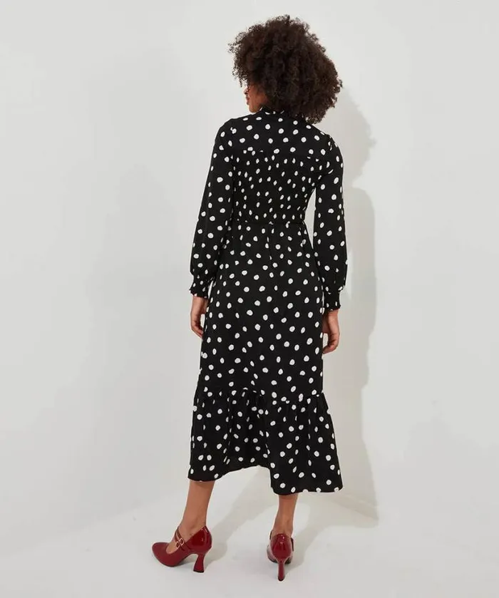 Joe Browns Dresses Women Serena Spot Dress Black Joe Browns Dresses Women Serena Spot Dress Black