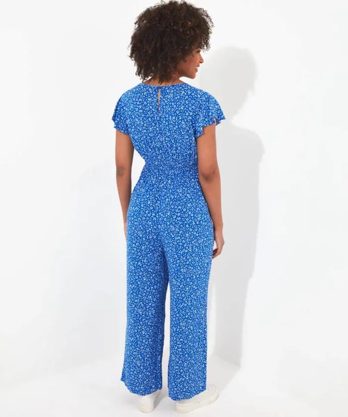 Joe Browns Jeans and Trousers Women Ditsy Dreams Jumpsuit Blue Joe Browns Jeans and Trousers Women Ditsy Dreams Jumpsuit Blue