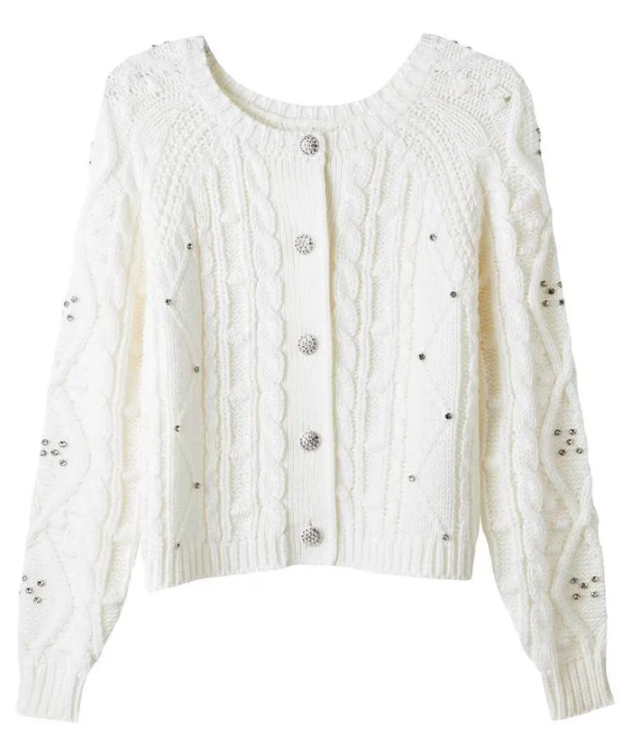 Joe Browns Knitwear and Cardigans Women Robyn Embellished MultiWay Knit Cream Joe Browns Knitwear and Cardigans Women Robyn Embellished MultiWay Knit Cream