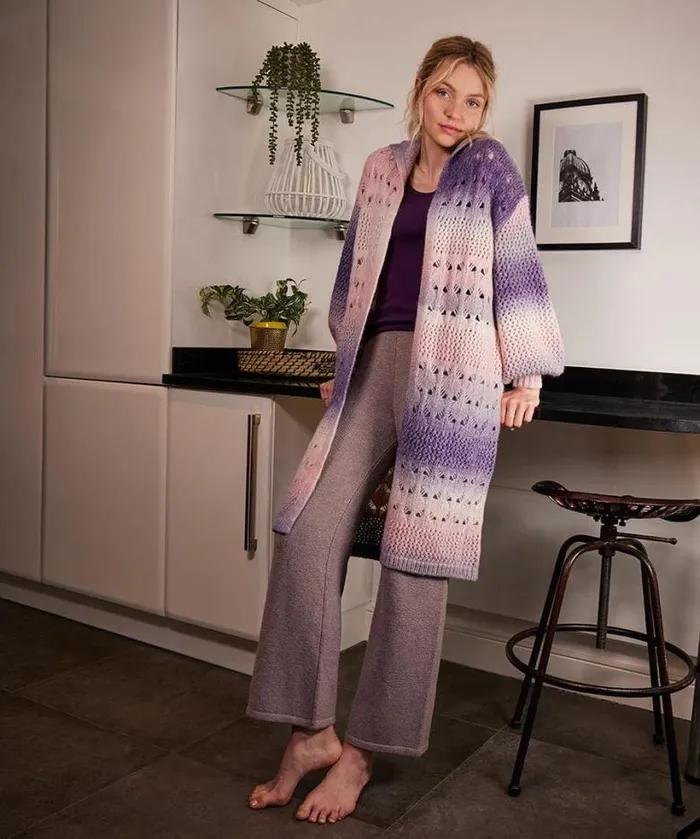 Joe Browns Knitwear and Cardigans Women Sloe Joes Ombre Cosy Longline Cardigan Multi