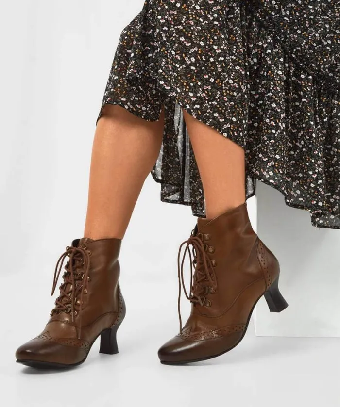 Joe Browns Shoes Sandals and Boots Women Fenchurch Street Leather Boots Brown