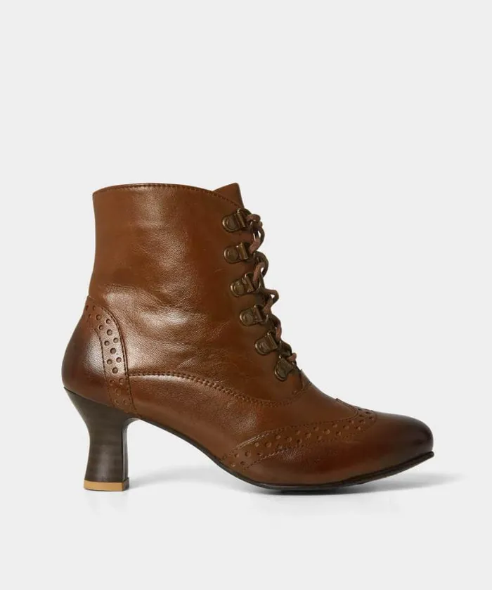 Joe Browns Shoes Sandals and Boots Women Fenchurch Street Leather Boots Brown