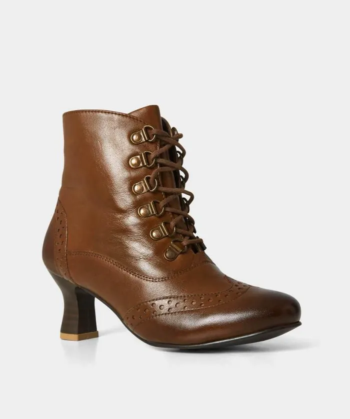 Joe Browns Shoes Sandals and Boots Women Fenchurch Street Leather Boots Brown
