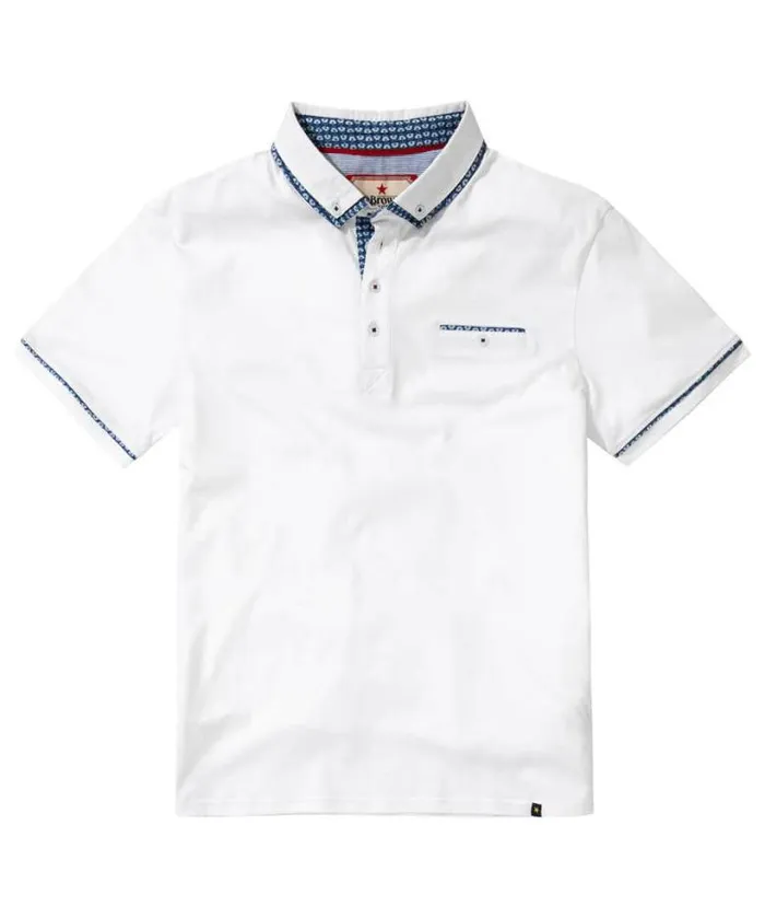 Joe Browns TShirts and Tops Men Superb Smart Polo White Joe Browns TShirts and Tops Men Superb Smart Polo White