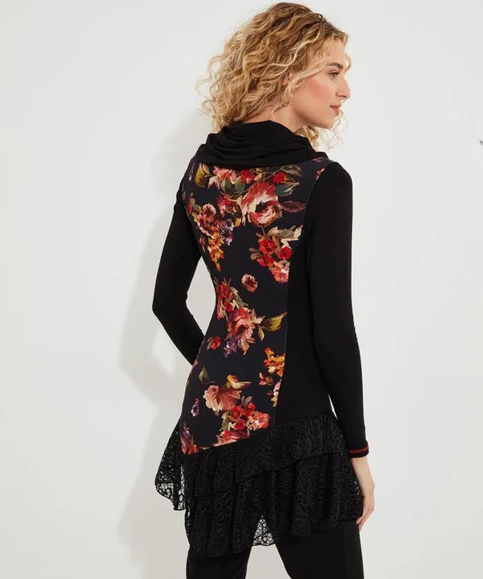 Joe Browns Tops Tunics and Blouses Women Lovely Lace Trim Jersey Tunic Black Joe Browns Tops Tunics and Blouses Women Lovely Lace Trim Jersey Tunic Black