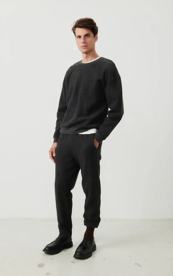 Joggers Bobypark Melange Charcoal Men American Vintage Joggers Joggers Bobypark Melange Charcoal Men American Vintage Joggers