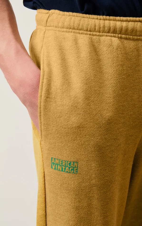 Joggers Doven Overdyed Curry Men American Vintage Joggers Joggers Doven Overdyed Curry Men American Vintage Joggers