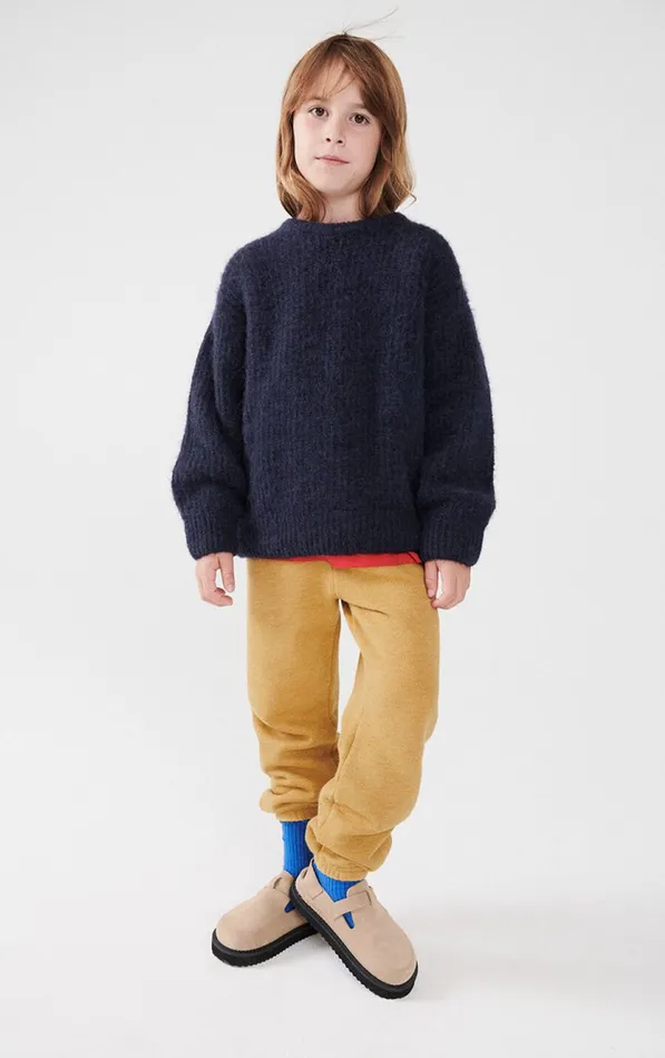 Jumper East Melange Navy Kids American Vintage Jumpers and Cardigans Jumper East Melange Navy Kids American Vintage Jumpers and Cardigans