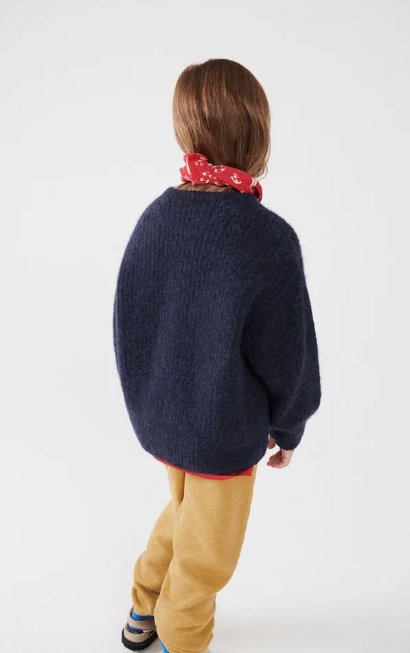Jumper East Melange Navy Kids American Vintage Jumpers and Cardigans Jumper East Melange Navy Kids American Vintage Jumpers and Cardigans