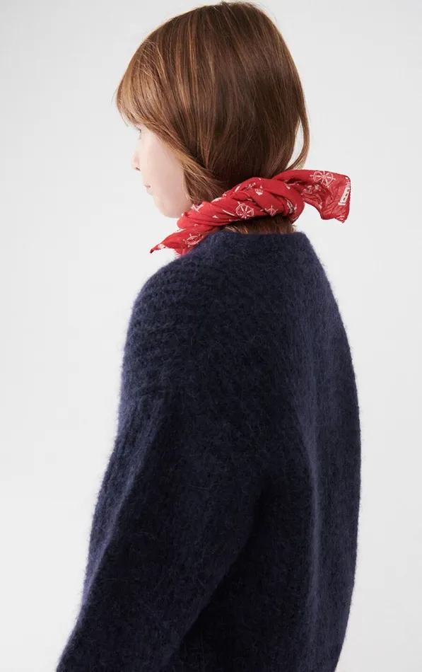 Jumper East Melange Navy Kids American Vintage Jumpers and Cardigans Jumper East Melange Navy Kids American Vintage Jumpers and Cardigans