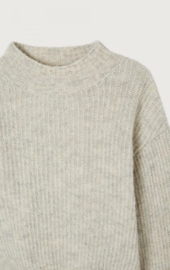 Jumper East Melange Powder Snow Women American Vintage Jumpers and Cardigans