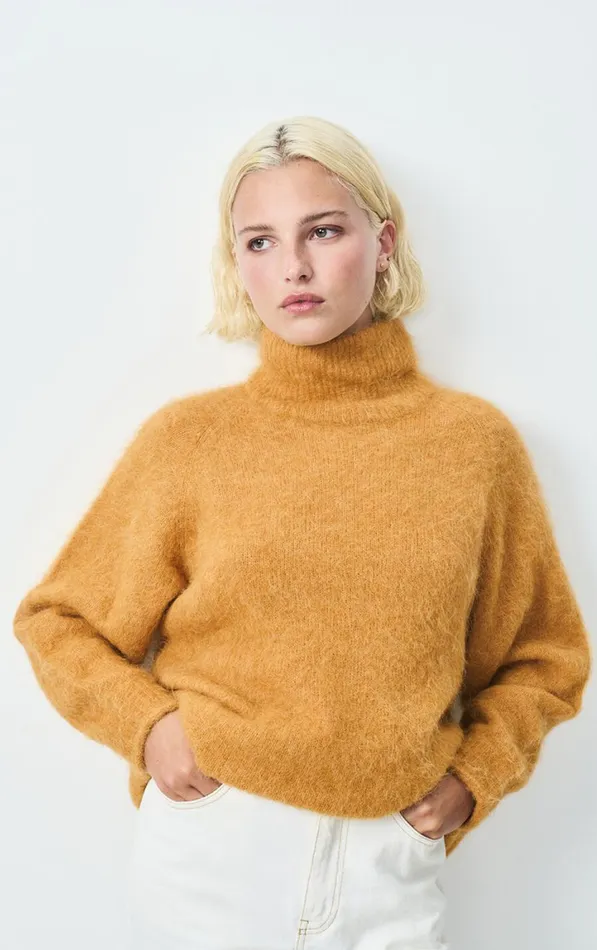 Jumper Nuny Honey Melange Women American Vintage Jumpers and Cardigans