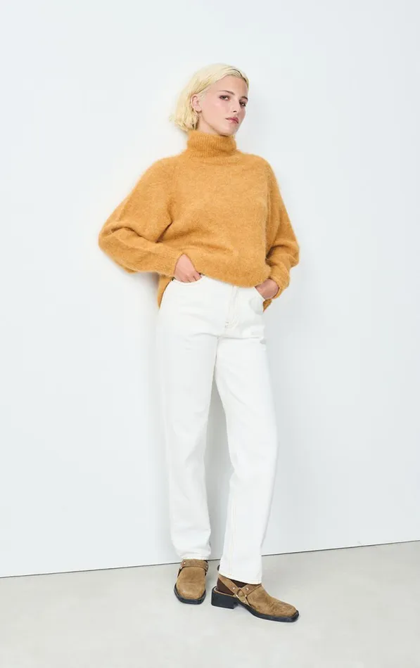 Jumper Nuny Honey Melange Women American Vintage Jumpers and Cardigans Jumper Nuny Honey Melange Women American Vintage Jumpers and Cardigans