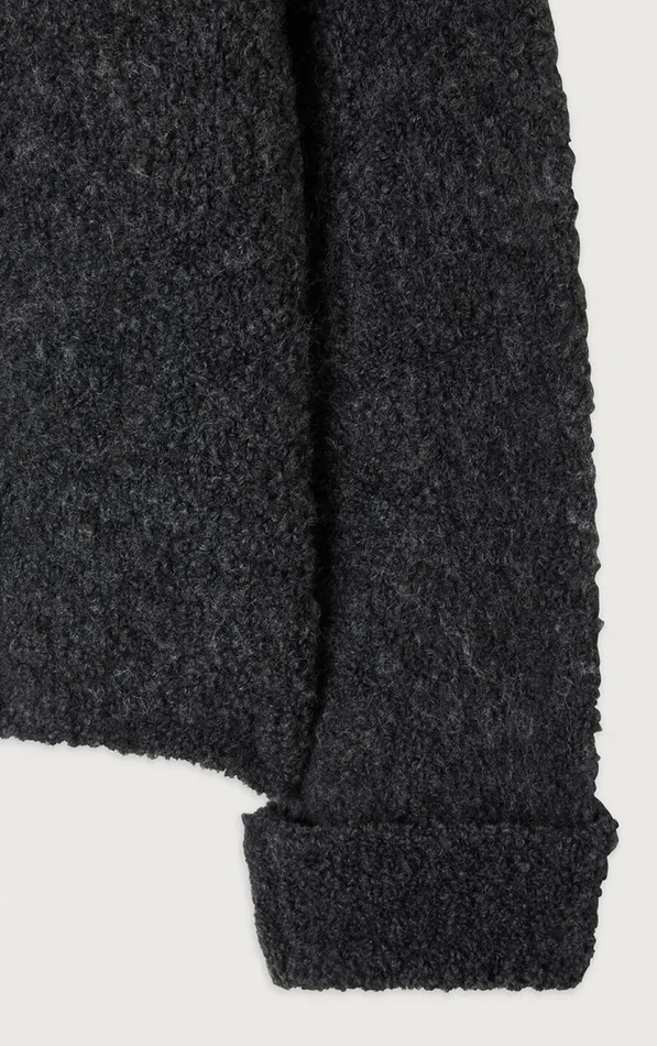 Jumper Zolly Melange Charcoal Women American Vintage Jumpers and Cardigans Jumper Zolly Melange Charcoal Women American Vintage Jumpers and Cardigans
