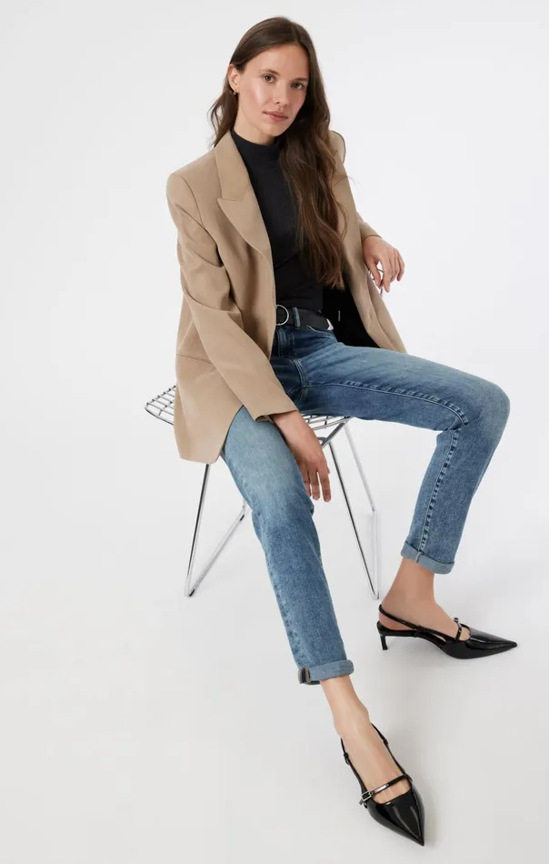 Kathleen Slim Boyfriend In Light Used Feather Blue Women Mavi Jeans Denim Kathleen Slim Boyfriend In Light Used Feather Blue Women Mavi Jeans Denim