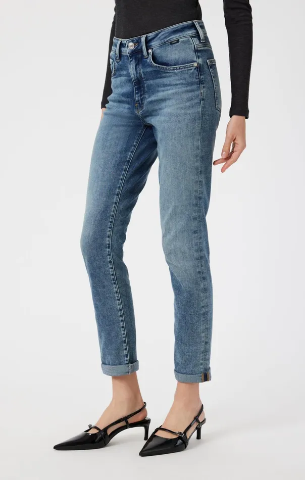 Kathleen Slim Boyfriend In Light Used Feather Blue Women Mavi Jeans Denim Kathleen Slim Boyfriend In Light Used Feather Blue Women Mavi Jeans Denim