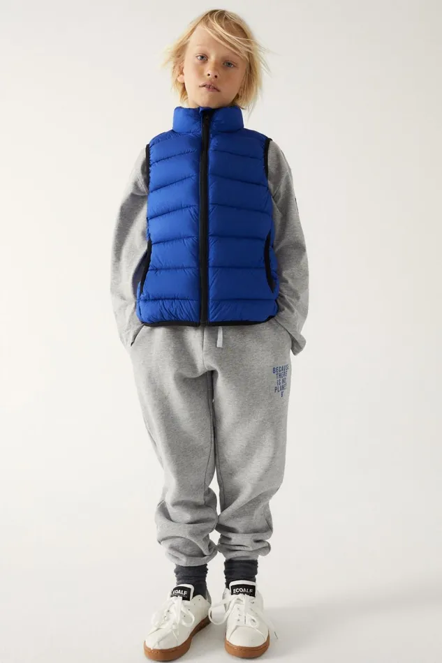 Kids Blue Kiko Vest Ecoalf Coats And Jackets