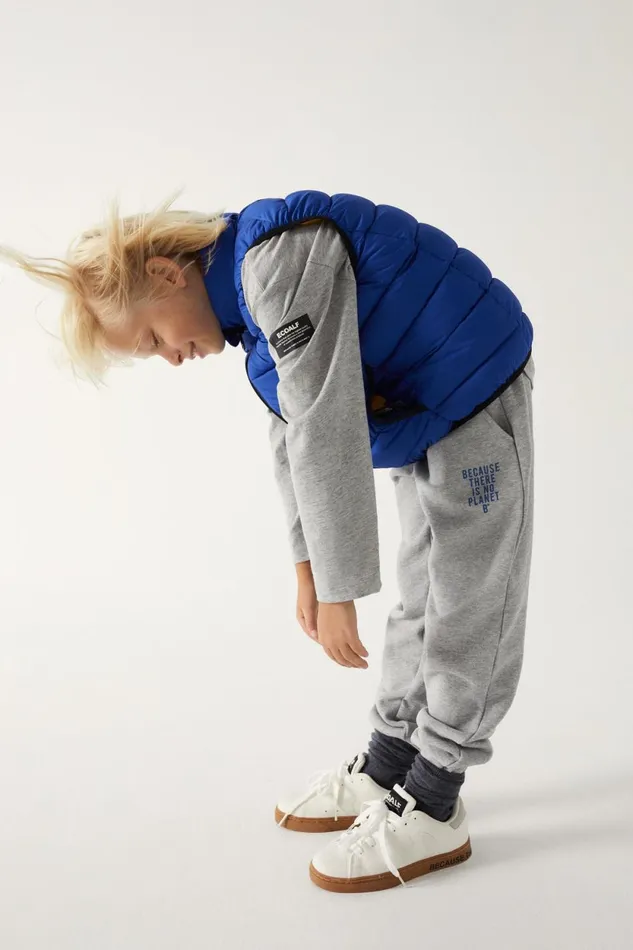 Kids Blue Kiko Vest Ecoalf Coats And Jackets