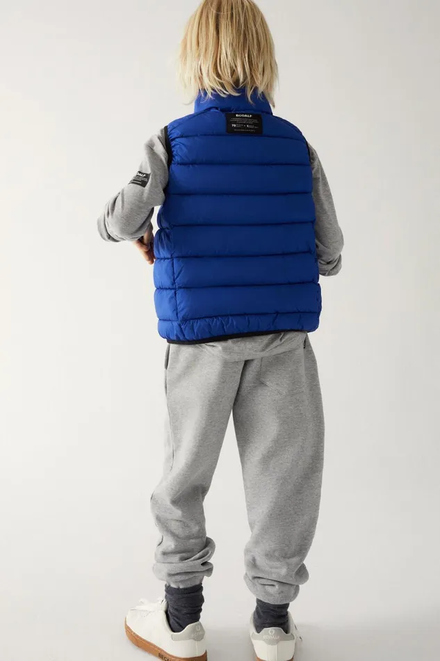 Kids Blue Kiko Vest Ecoalf Coats And Jackets