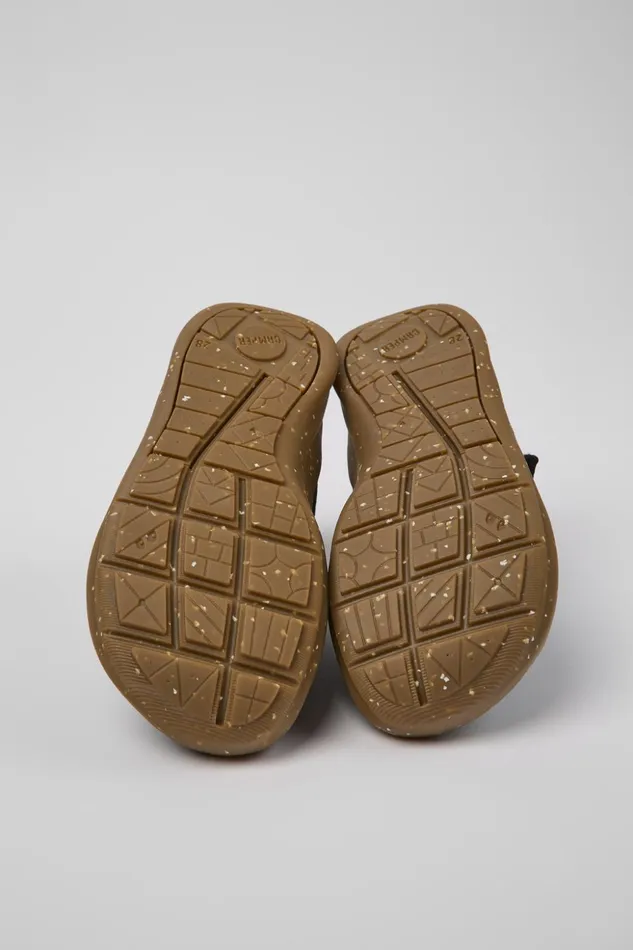 Kids Ergo Black Textile Shoes For Kids Camper Sneakers