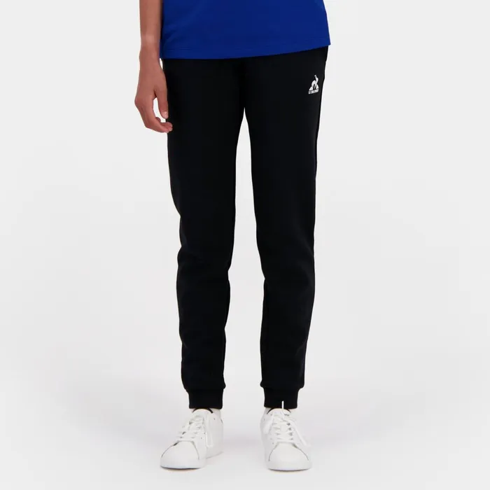 Kids Le Coq Sportif Trousers Essentiels Trousers Slim Kids Black Kids Le Coq Sportif Trousers Essentiels Trousers Slim Kids Black