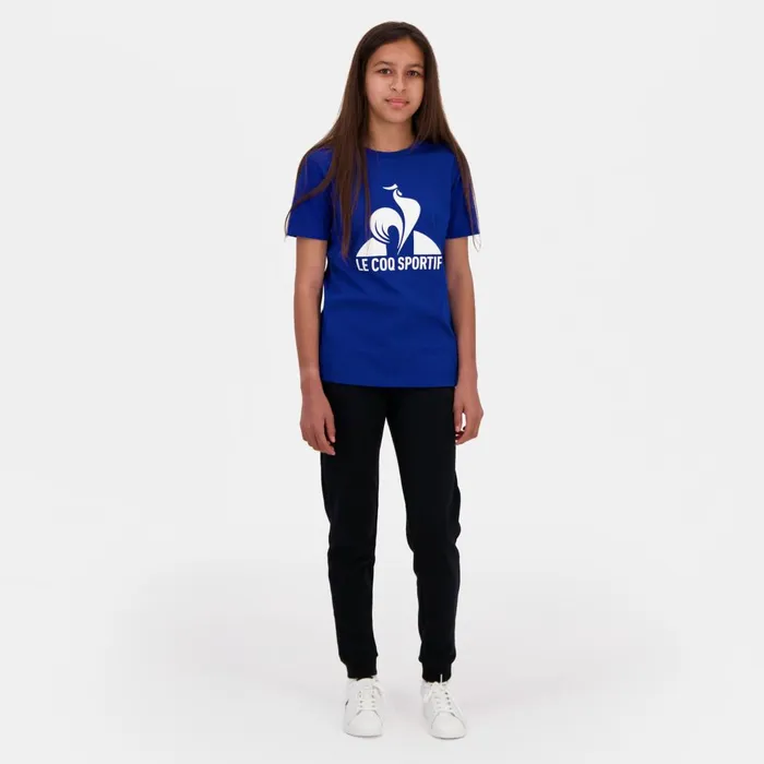 Kids Le Coq Sportif Trousers Essentiels Trousers Slim Kids Black Kids Le Coq Sportif Trousers Essentiels Trousers Slim Kids Black
