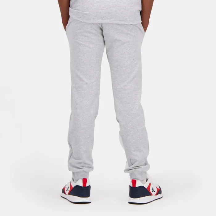 Kids Le Coq Sportif Trousers Tricolore Pantalon Gris Enfant