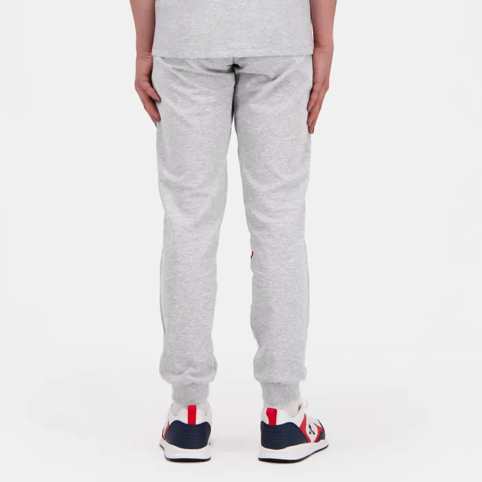 Kids Le Coq Sportif Trousers Tricolore Pantalon Gris Enfant