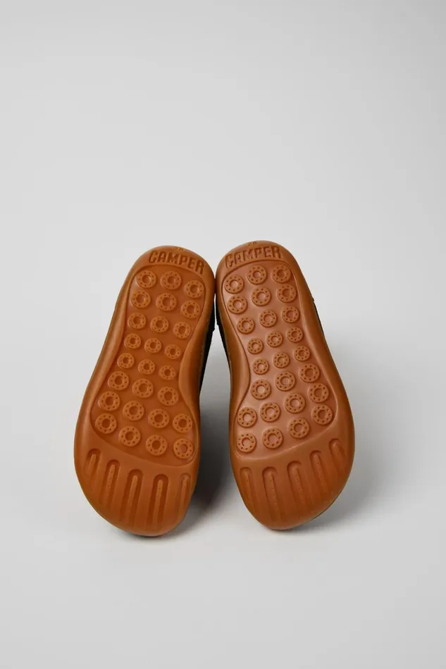 Kids Peu Black Nubuck Boots For Kids Camper Boots Kids Peu Black Nubuck Boots For Kids Camper Boots