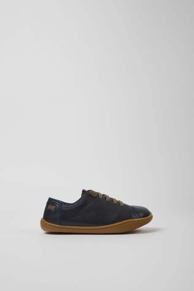Kids Peu Blue Leather Kids039 Shoes Camper Casual Shoes Kids Peu Blue Leather Kids039 Shoes Camper Casual Shoes