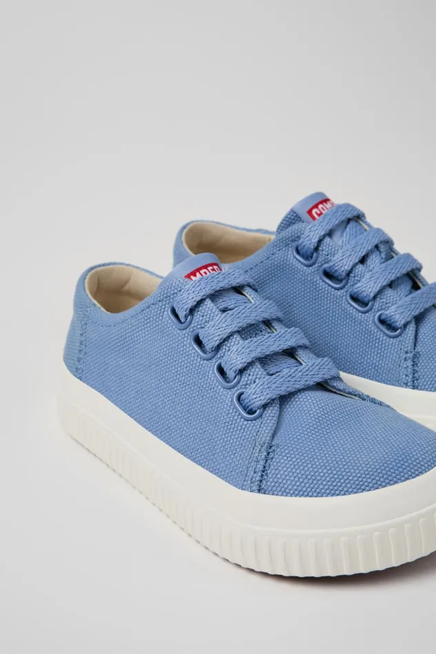 Kids Peu Roda Blue Textile Sneaker Camper Sneakers Kids Peu Roda Blue Textile Sneaker Camper Sneakers